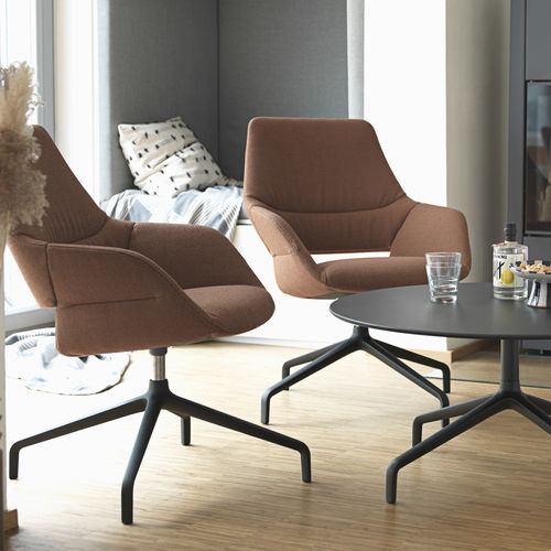 Fauteuil contemporain - 225 OCCO - Wilkhahn - en tissu / en cuir / en simili cuir