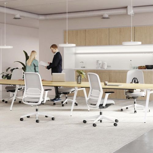 Chaise de bureau contemporaine - 164 ME - Wilkhahn - d'intérieur / en tissu / en résille