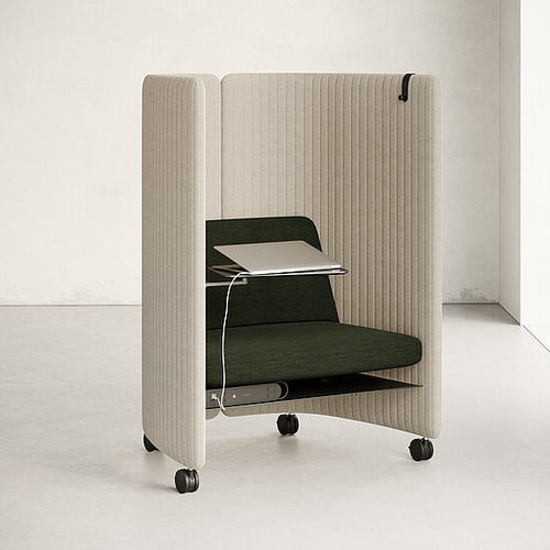Fauteuil contemporain - INSIT - Wilkhahn - en tissu / tapissé / acoustique