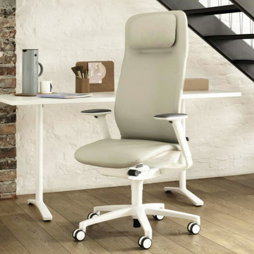 Fauteuil de direction contemporain - 187/9 AT - Wilkhahn - en cuir / en tissu / en plastique