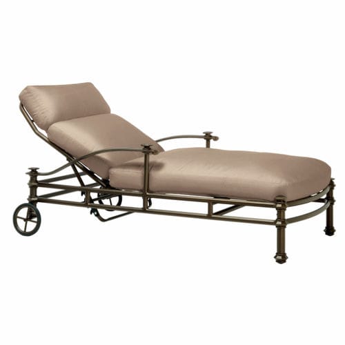 Bain de soleil classique - CAMPAIGN GRANDE - BROWN JORDAN - en tissu / en fonte d'aluminium / de jardin
