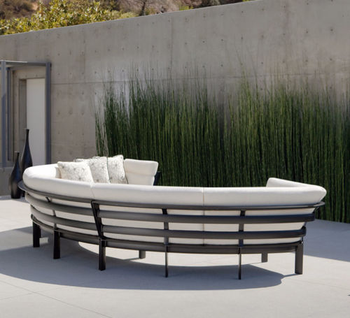 Canapé modulable - PARKWAY CURVILINEAR - BROWN JORDAN - contemporain / de jardin / en tissu
