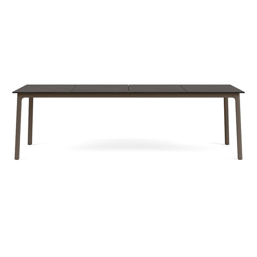 Table à manger contemporaine - ADAPT  - BROWN JORDAN - en bois / avec piètement en bois / rectangulaire