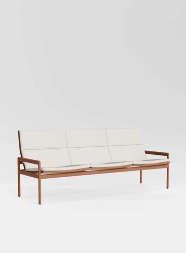 Canapé contemporain - SONORA - BROWN JORDAN - d'extérieur / en tissu / avec accoudoirs