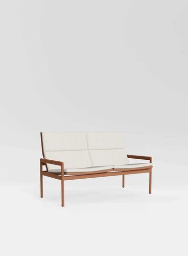 Canapé compact - SONORA LOVESEAT - BROWN JORDAN - contemporain / pour extérieur / en aluminium