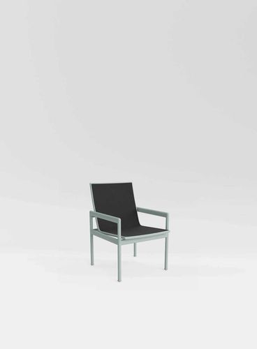 Chaise de salle à manger moderne - SONORA - BROWN JORDAN - d'intérieur / en tissu / avec piètement en métal