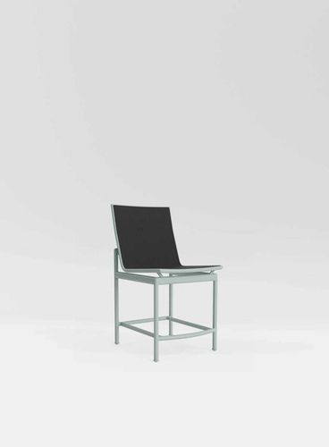 Tabouret de bar contemporain - SONORA - BROWN JORDAN - en tissu / avec piètement en métal / 4 pieds