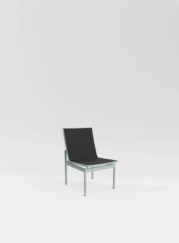 Chaise de salle à manger contemporaine - SONORA SLING - BROWN JORDAN - d'intérieur / avec piètement en métal / 4 pieds