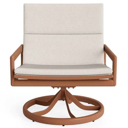 Fauteuil contemporain - SONORA - BROWN JORDAN - en tissu / en métal / ergonomique