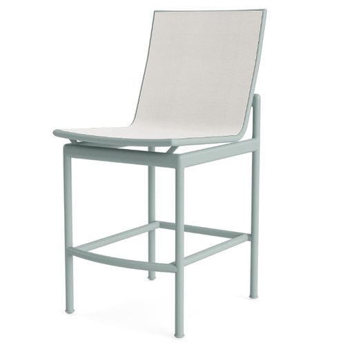 Tabouret de bar contemporain - Sonora Sling - BROWN JORDAN - en tissu / avec piètement en métal / sans accoudoirs