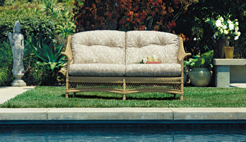Canapé classique - EASTLAKE - BROWN JORDAN - de jardin / en tissu / en résine tressée