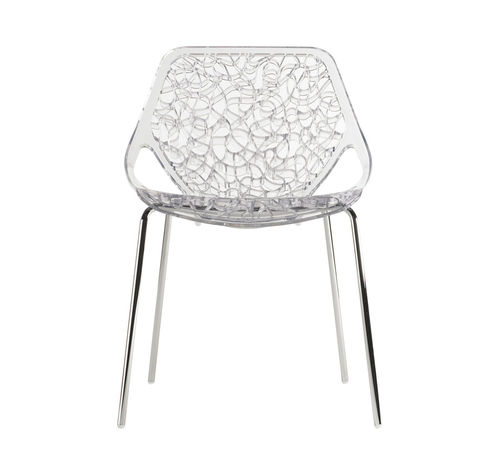 Chaise design original - CAPRICE - LOEWENSTEIN - d'extérieur / en acier / professionnelle