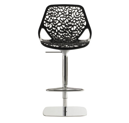 Chaise de bar design original - CAPRICE - LOEWENSTEIN - en métal / piètement central / professionnelle