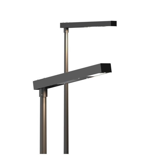 Lampadaire urbain - LINEA MA - Hess GmbH Licht + Form - contemporain / en fonte d'aluminium / en verre