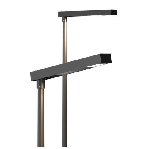 Lampadaire urbain - LINEA MA - Hess GmbH Licht + Form - contemporain / en fonte d'aluminium / en verre