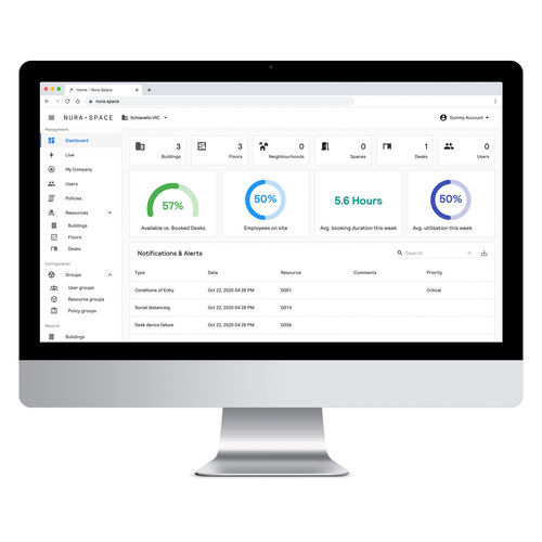 Logiciel de surveillance - Nura Space - schiavello - de gestion / d'analyse / de contrôle