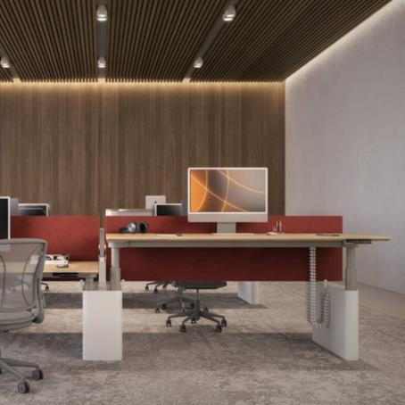 Pied de table en métal laqué - Krossi Surround - schiavello - contemporain / pour bureau
