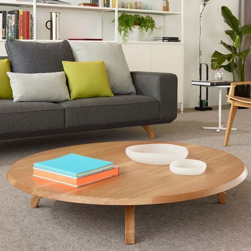Table basse contemporaine - Bomba  - schiavello - en chêne / en bois massif / en placage de bois
