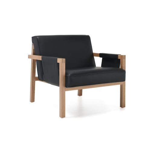 Fauteuil contemporain - Toro Badjo - schiavello - en tissu / en velours / en cuir