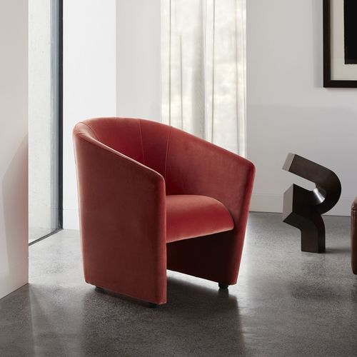 Fauteuil contemporain - Watsonette  - schiavello - en tissu / en cuir / ergonomique