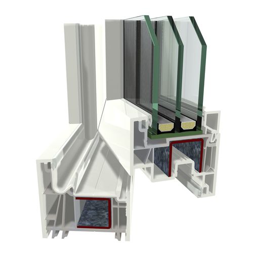 Fenêtre en PVC - GEALAN LINEAR  - ARUTECH PARIMAD AKNAD OÜ - coulissante / à double vitrage / blanche