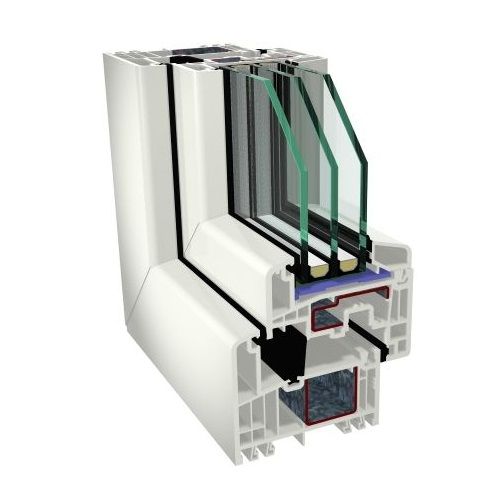Fenêtre en PVC - GEALAN-LUMAXX  - ARUTECH PARIMAD AKNAD OÜ - battante / à triple vitrage / à isolation thermique