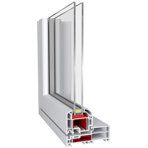 Fenêtre en PVC - NORDLINE   - ARUTECH PARIMAD AKNAD OÜ - à guillotine / à double vitrage / à triple vitrage