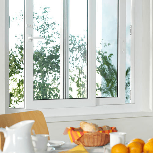 Système coulissant en plastique - SF  - ARUTECH PARIMAD AKNAD OÜ - en verre / pour porte / pour fenêtre