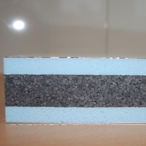 Panneau sandwich isolant pour toiture - NOVATOIT® : PHONIC THREE-LAYER - AV Composites - 2 faces en aluminium / âme en polystyrène extrudé / haute résistance