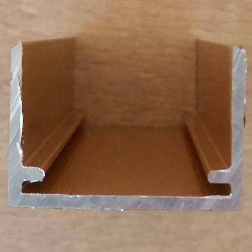 Profilé en aluminium - NOVAFERMT® : - AV Composites - en U / pour volet