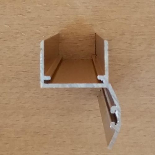 Profilé en aluminium - NOVAFERMT® : BATTUE - AV Composites - pour volet