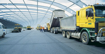 Revêtement de sol en asphalte - OPEN GRADED - Cultured Stone Products - routier / pour parking / texturé