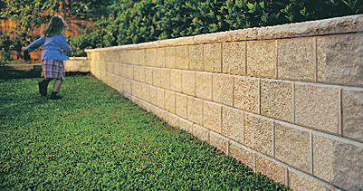 Bloc de béton plein - HEATHSTONE® - Cultured Stone Products - pour mur de soutènement / pour clôture de jardin / aspect pierre