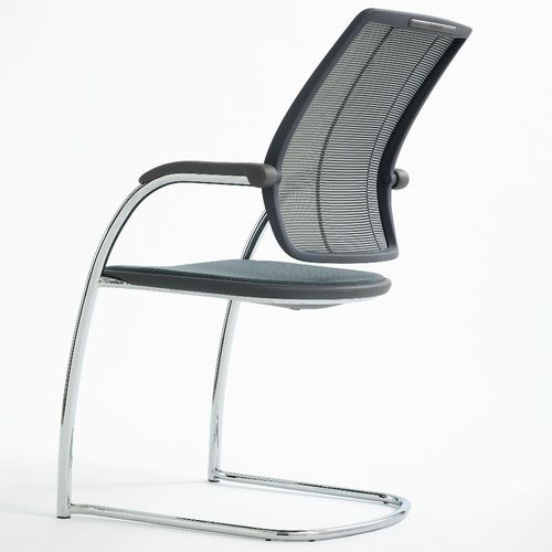 Chaise visiteur contemporaine - DIFFRIENT - Humanscale - d'intérieur / en tissu / en cuir