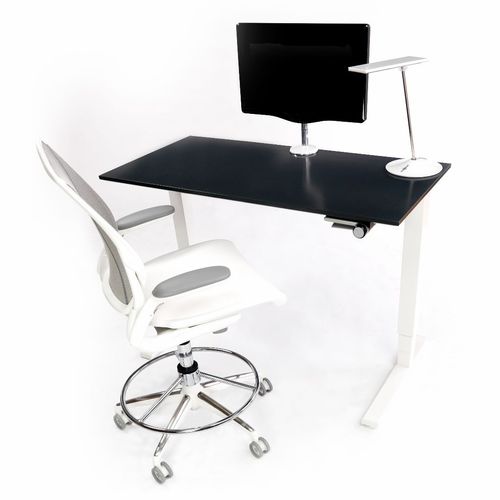 Bureau pour open space - FLOAT - Humanscale - contemporain / en stratifié / cantilever