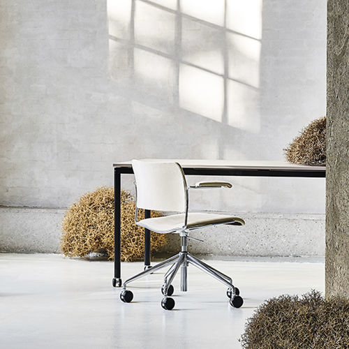 Chaise de bureau contemporaine - DPFSABAB1IBL - HOWE - d'intérieur / en polyamide / avec piètement en métal chromé