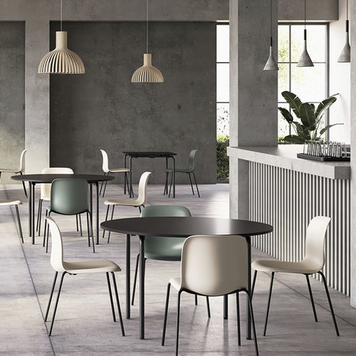 Table à manger contemporaine - UF1AAAAH2MAPN000NNAC - HOWE - en stratifié / en mélaminé / en linoléum