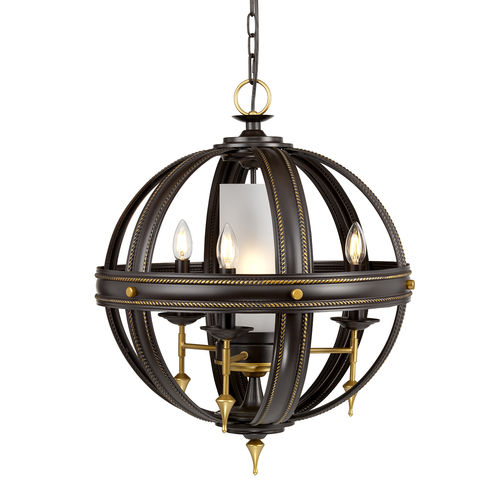 Lustre classique - REGAL - Elstead Lighting Ltd - en acier