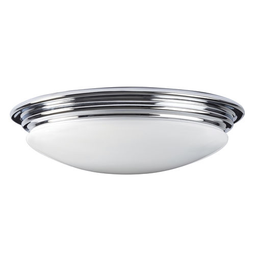 Plafonnier classique - BROMPTON - Elstead Lighting Ltd - rond / en verre / en métal
