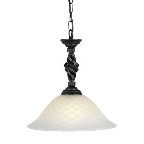 Suspension - PEMBROKE - Elstead Lighting Ltd - en fer / en verre / classique