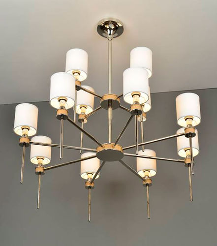 Lustre contemporain - TOPANGA I 2 TIER - BOYD - en métal / professionnel / à incandescence