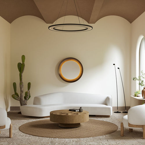 Miroir mural - ECLIPSE - BOYD - contemporain / rond / en métal