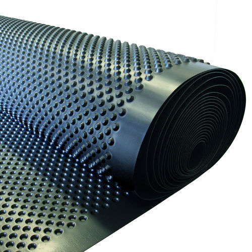 Membrane de drainage à excroissance - CDM 508 eco Floor - Newton Waterproofing Systems - en polyéthylène haute densité (PEHD) / pour drainage horizontal / pour sol