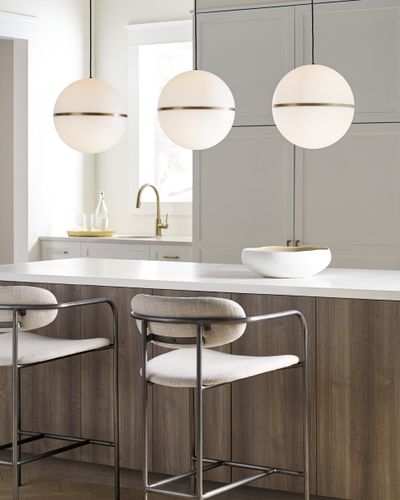Suspension - HANEA GRANDE  - TECH LIGHTING - en laiton / en acrylique / contemporaine