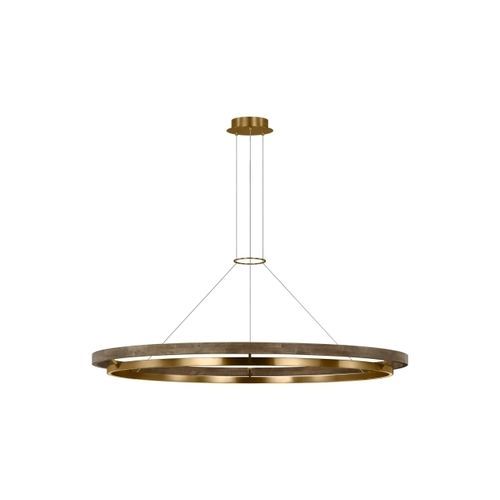 Lustre moderne - GRACE  - TECH LIGHTING - en laiton / en chêne / professionnel