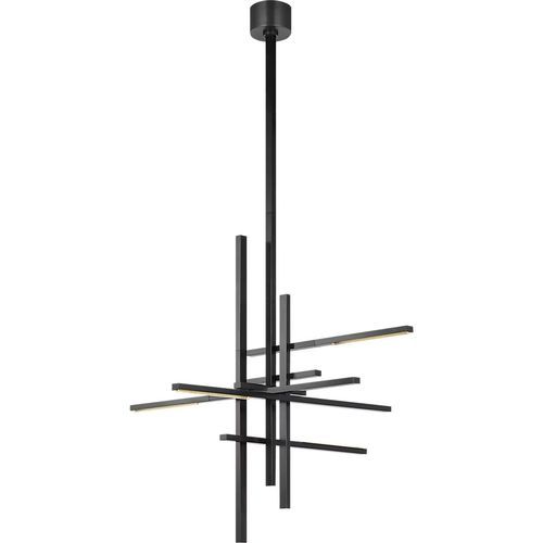 Lustre contemporain - CITYSCAPE - TECH LIGHTING - en métal / en laiton / en cristal