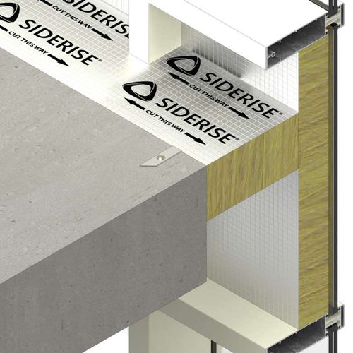 Isolant acoustique - CW-FS - Siderise Group - en laine de roche / en panneaux / pour mur-rideau