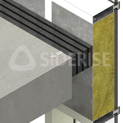 Isolant thermo-acoustique - LGS - Siderise Group - synthétique / en panneaux / pour façade