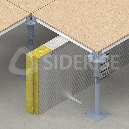 Isolant acoustique - RF - Siderise Group - en panneaux / pour plancher / non-combustible