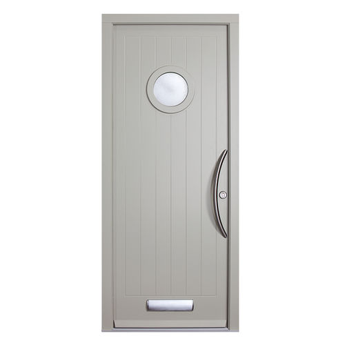 Porte d'entrée - CRAFTSMAN : THE ROCKINGHAM - Aperture Trading Ltd. - en acajou / en aluminium / battante
